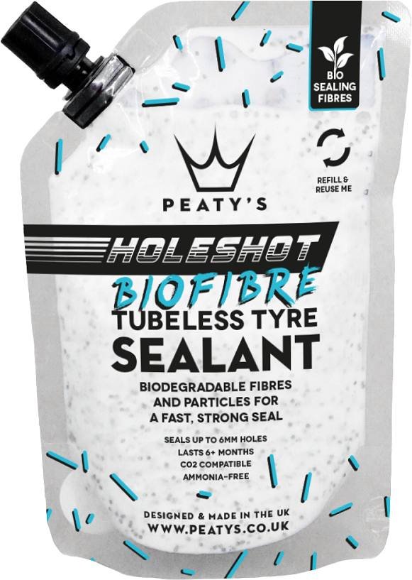 Peaty's Holeshot BioFibre Sealant 120ml | Hjul og dekk
